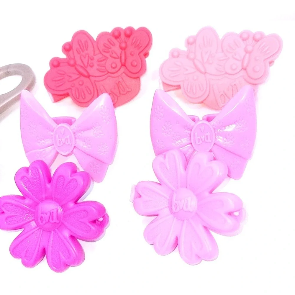 Baby Alive Doll Hair Accessories & Bff Lot Cat Brush Clips Faux Scissors